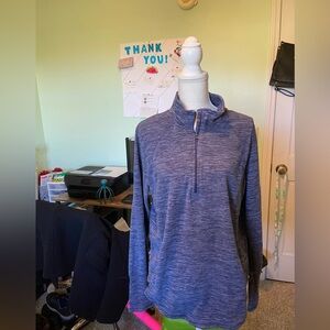 St. Johns Bay Active Ladies sweatshirt size X-Large blue Marblings